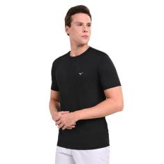 Camiseta de Corrida Masculina Mizuno Nirvana New, Preto, P