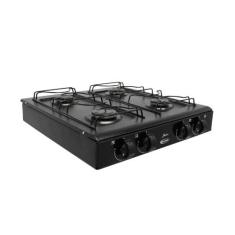 Fogão 4 Bocas Portátil a Gás Clarice Junior - Preto - Clarice Eletrodo