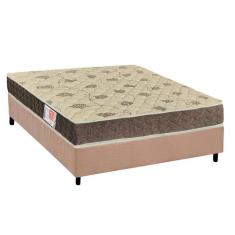 Conjunto Box Casal: Colchão Espuma Orthoflex D33 Comfortpedic + Base Crc Suede Clean(138x188)