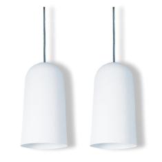 Pendente Copo Max Branco Kit Com 2