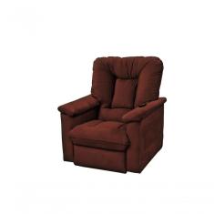 Poltrona Do Papai Reclinável Motorizada Porsche - Veludo Vinho
