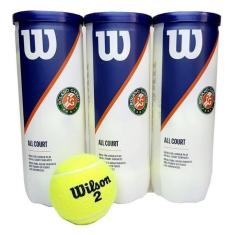 Bola De Tênis Wilson Roland Garros All Court Pack C/3 Tubos