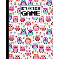 Dots And Boxes Game: Owls Cartoon Dots And Boxes Game, A Classic Strategy Game - Large and Small Playing Squares - Big Book, Dot to Dot Grid, Game of ... Line, Pigs in a Pen, 120 Pages, size 8" x 10"