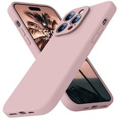 Ktele Capa compatível com iPhone 14 Pro, capa de silicone líquido de grau AB, [quatro cantos 50 + minúsculos airbags à prova de choque] [forro de microfibra macio antiarranhões] Capa de proteção