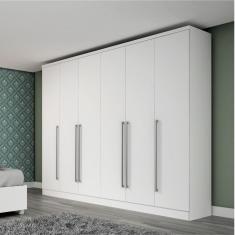 Guarda Roupa Casal 6 Portas 8 Gavetas 270cm Sevilla
