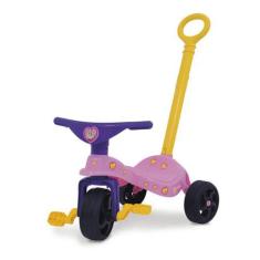 Triciclo Infantil Com Empurrador Fofinha Xalingo