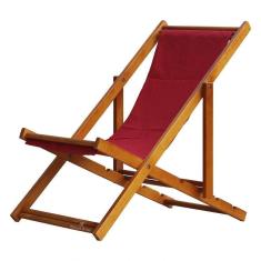 Espreguiçadeira Preguiçosa Dobrável Mel Sb-vermelho