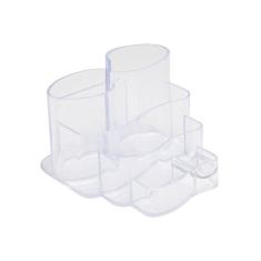 Porta Canetas Dellocolor Acrílico Com 7 Divisões Cristal