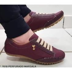 Tenis feminino mocatenis confort mocassin - HMA Shoes, Marsala, 37