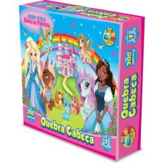 QUEBRA-CABEÇA Cartonado Sonho de Princesa 200 Peças - GGB PLAST