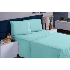 Jogo de Lençol Casal Padrão Percal Rubi 04 peças - taty enxovais, verd