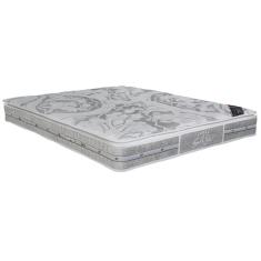 Colchão Queen Espuma Látex Molas Ensacadas Pocket Super Luxo SLX Pillow Top (158x198x30) - Castor