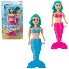 Boneca Sereia Colors Para Banho A Corda