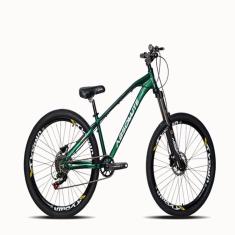 Bicicleta Absolute Brutus Aro 26 1x8 Cassete Freio Hidráulico Verde