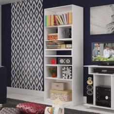 Estante para Livros Multiuso Móveis Percasa Branco