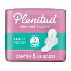 Absorvente Plenitud Moderado com Abas 8 Unidades