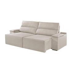 Sofá 4 Lugares Retrátil e Reclinável Martins M-180 Veludo - Martins Es