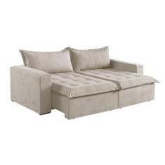 Sofá Cama 5 Lugares Retrátil e Reclinável M-184 Veludo Martins - Marti