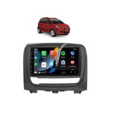 Kit Multimídia Idea 2013 / 2015 Mold Preta 7 Pol CarPlay AndroidAuto -