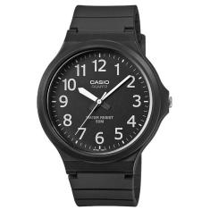 Relógio CASIO masculino analógico preto MW-240-1BVDF