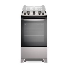 Fogão a Gás de Piso 4 Bocas Electrolux em Inox com VaporBake - FE4IS - Prata