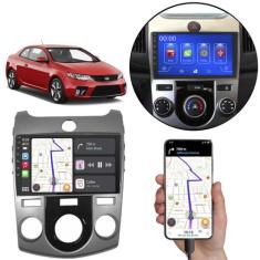 Kit Multimidia Carplay 9 Pol Cerato 2009 a 2013 MP5 + Câmera - E-Conne