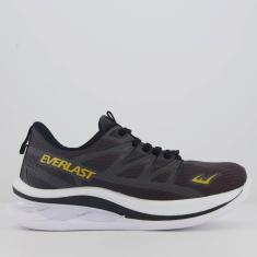 Tênis Everlast Nevada Cinza e Preto-Masculino