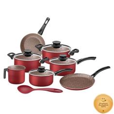 Jogo de Panelas Tramontina Paris Alumínio Antiaderente Starflon Max 7 