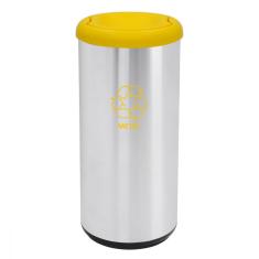 Lixeira Inox Tramontina 40L Cápsula Selecta Basculante Amare