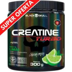 Creatina Monohidratada Creatine Turbo Black Skull Energia Força Ganho 