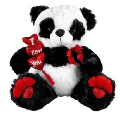 Urso Panda De Pelúcia 34 Cm