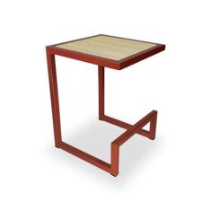 Banqueta Banco Baixo Rochester Cozinha Área Gourmet Cobre e Jade - Gen