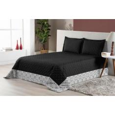 Jogo De Cama Colcha Casal Padrão Vitória 3 Peças - BruceBaby Bordados,
