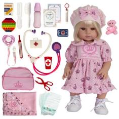 Boneca Baby Alive 100% Silicone Realista Bolsa Maternidade - Cegonha R