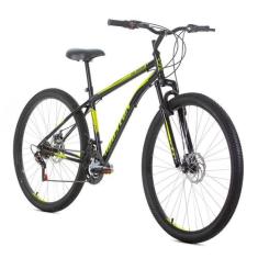 Bicicleta Houston Netuno Freios C-Brake Aro 29 21V Preto/Amarelo Ntd29