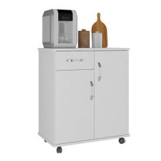 Balcão 2 Portas 1 Gaveta 1356 Ilan Branco - Móveis Ilan