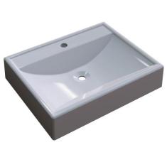 Cuba Pia de Apoio para Banheiro Retangular RT49 C08 Cinza - Mpozenato,