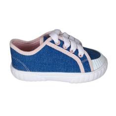 Tênis Infantil Feminino Menina Magia de Criança de Cadarço Confortável