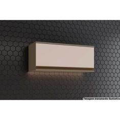 Armário Aéreo p/ Cozinha Connect 80 1 Porta Basculante Duna/Cristal - 
