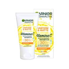 Protetor Solar Facial Hidratante Garnier Uniform & Matte Vitamina C FP