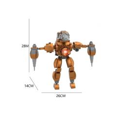 Bloco de construção Toy Titan Drill Lego Type com 420 peças