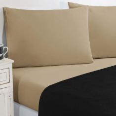 Jogo De Cama Malha Lençol 100% Algodão Gran Moratta 3 Peças Solteiro -