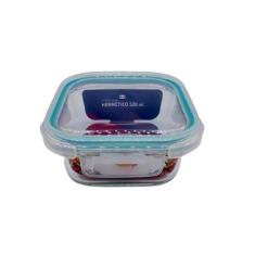Pote De Vidro Hermetico Quadrado 520 Ml - Ad Importação