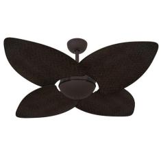 Ventilador De Teto Volare Marrom Office Dunamis Palmae 110V, 110V