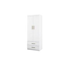 Jogo de Quarto Chiara 2 Peças Guarda Roupa e Módulo Aéreo Branco - Phoenix Baby