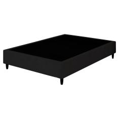 Base Box King Reforçada Itália 37X193X203Cm Arte Cúbica Preto