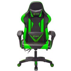Cadeira Gamer Reclinável Premium X-zone Cgr-01 Preta E Verde