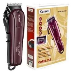 Maquininha Barbeiro Profissional Kemei Km2600 Garantia e NF - Riberken