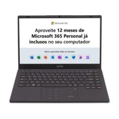 Notebook, Windows 11 Home, Tela 14 Pol, Processador Celeron N4020C, Memória 4GB 128GB eMMC Cinza Ultra - UB250OUT [Remanufaturado] UB250OUT