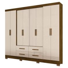 Guarda-Roupa Casal San Lorenzo 8 Portas 4 Gavetas Moval